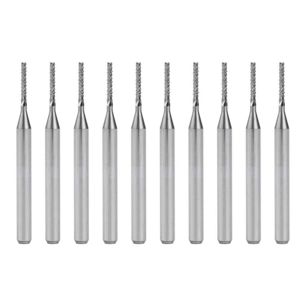 Set of 10 Engraving Drill Bits 1.2mm