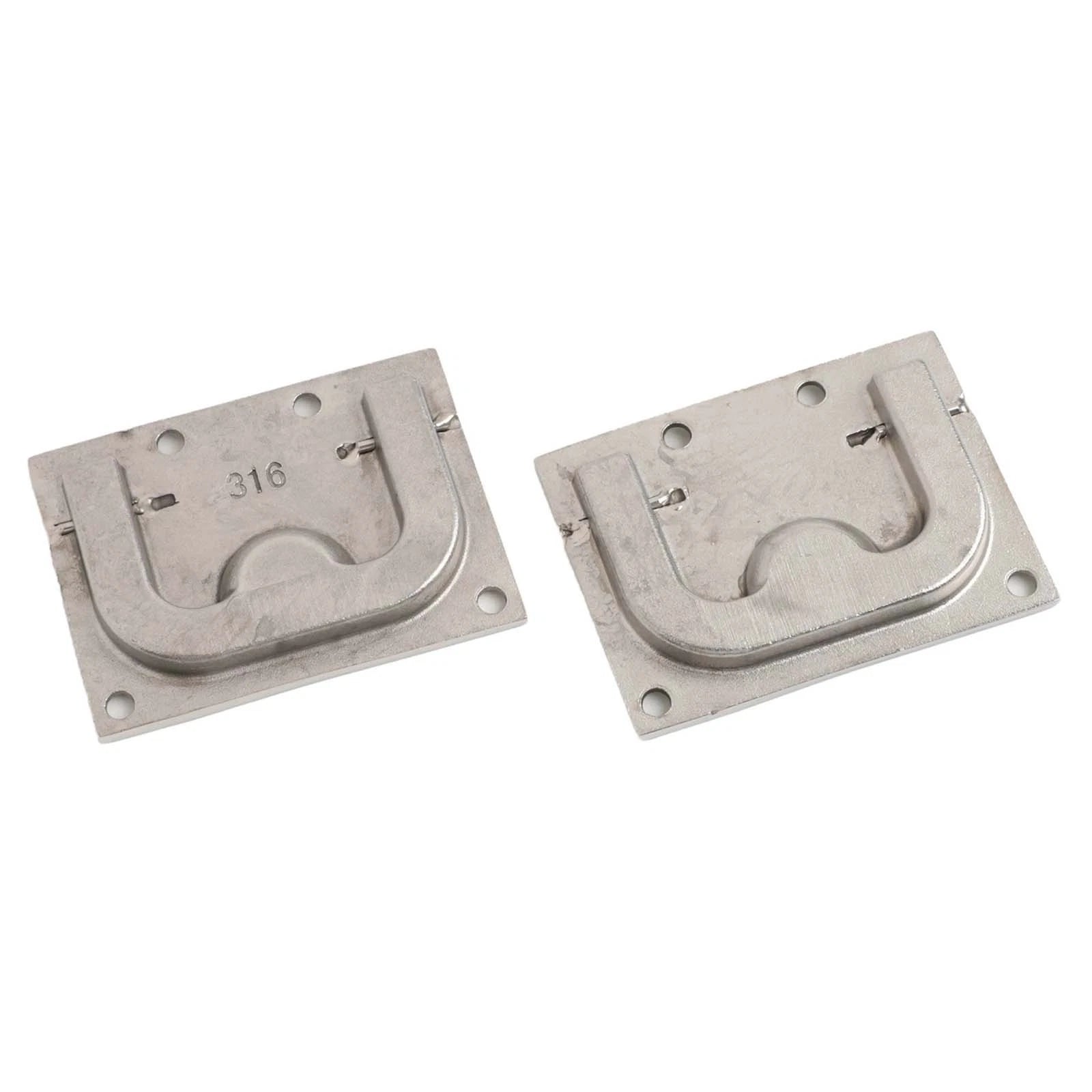 Flush Mount Lifting Handle Ring Pull for Boat (Marine Grade Stainless Steel)