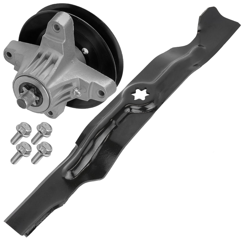 Spindle Assembly with Blade for MTD Yard Machines 247.289810 (2010–2015)