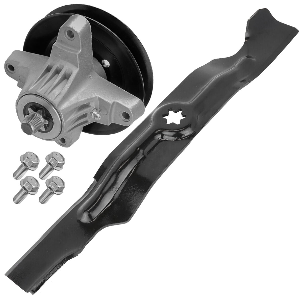 Spindle Assembly with Blade for MTD Yard Machines 247.289810 (2010–2015)