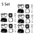 5X Carburetor Diaphragm Repair Kit for Zama RB-142, Homelite C1U-W32, C1U-W32A