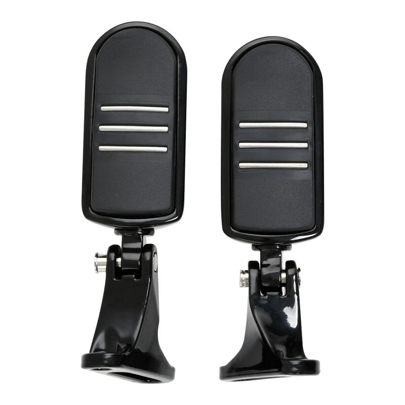 Rear Passenger Footpegs for Harley Touring Models (1993–Present) Black