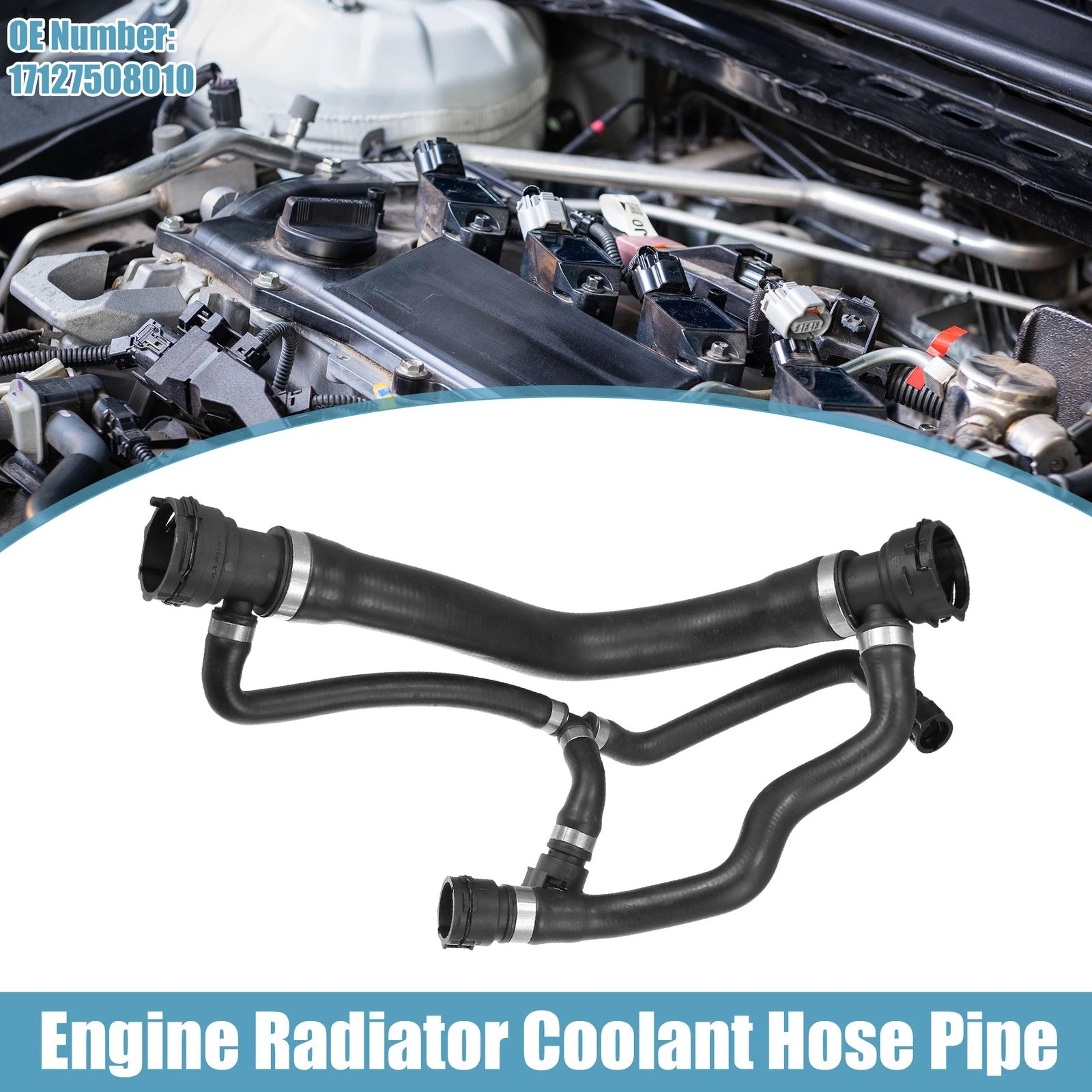 Coolant Heater Hose for BMW 745i 2002–2005 Replacement