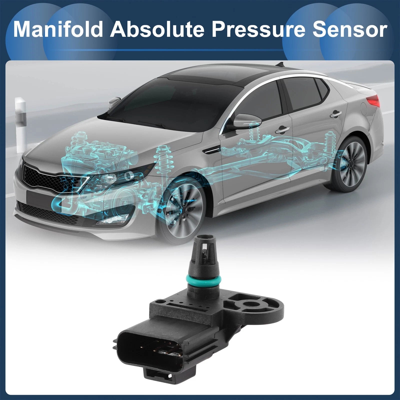 MAP Pressure Sensor for Ford Focus (2000–2010) OEM Replacement