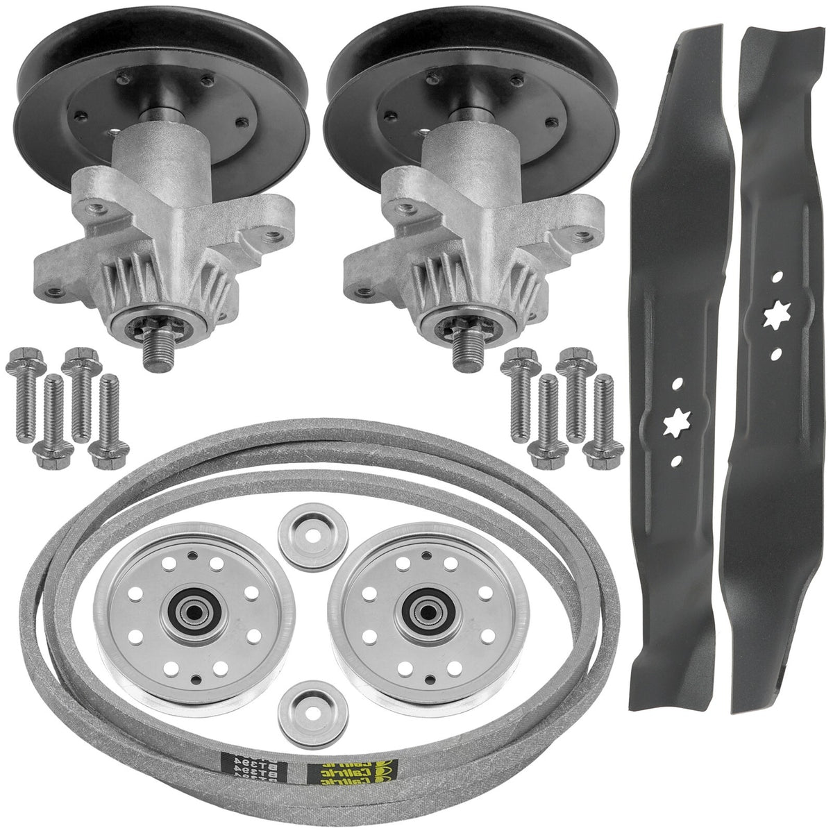 Deck Spindle Assembly with Pulley and Belt for Cub Cadet LT1040 (2010–2012)