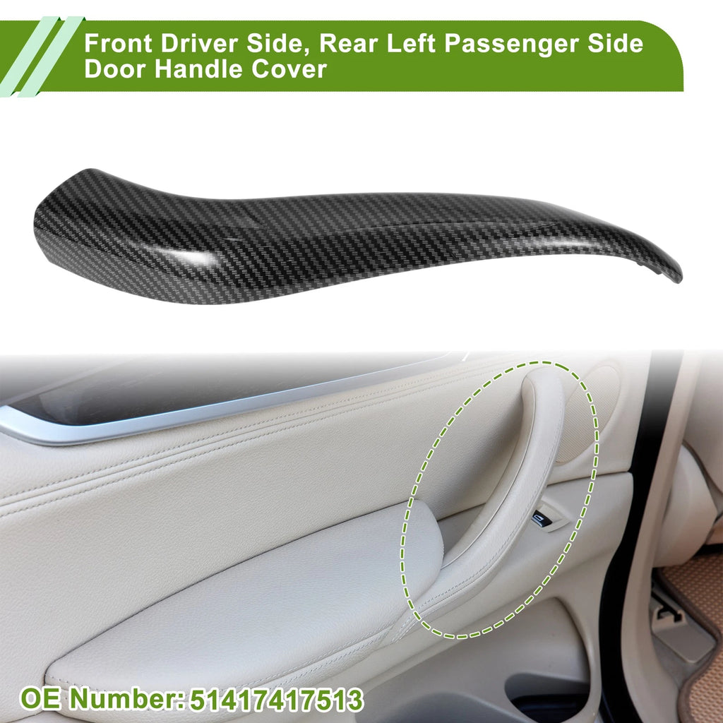 Door Panel Handle Pull Trim Cover Replacement for BMW X1 F48 (2016–2019)