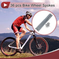 Bicycle Spokes Set 269mm 45 Steel Galvanized for 12G Wheel (36 Pack)
