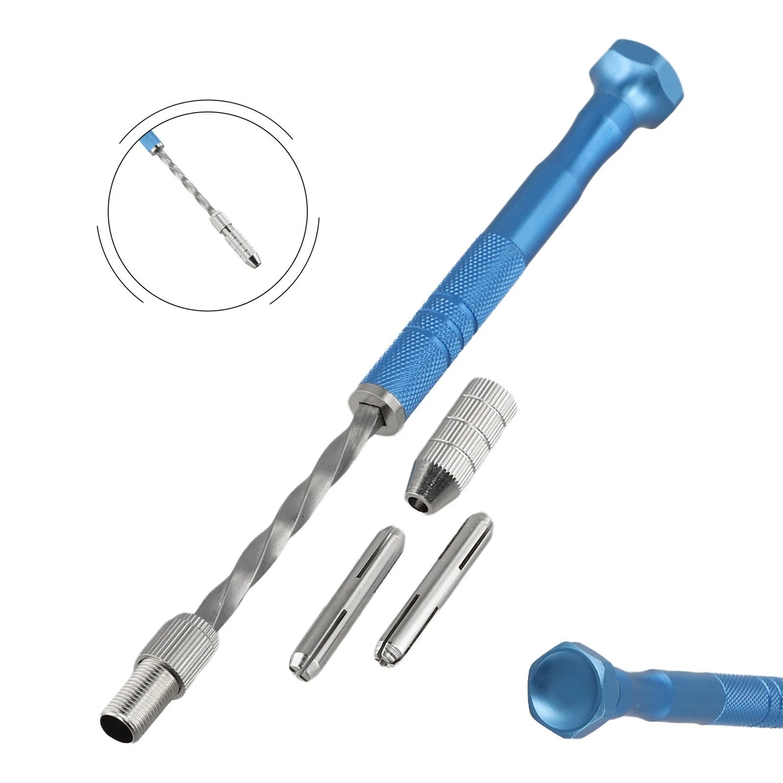 2X High Performance Semiautomatic Hand Drill for DIY Projects