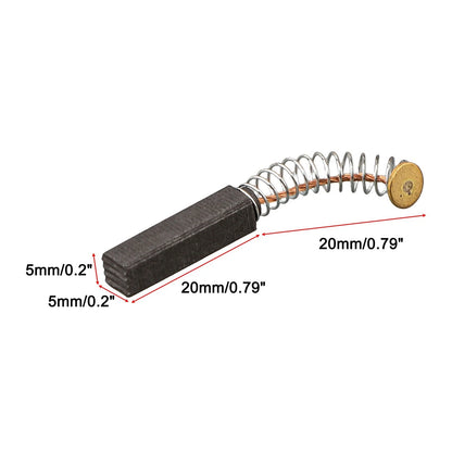 10X Motor Carbon Brush Set 20mm x 5mm for Performance Applications