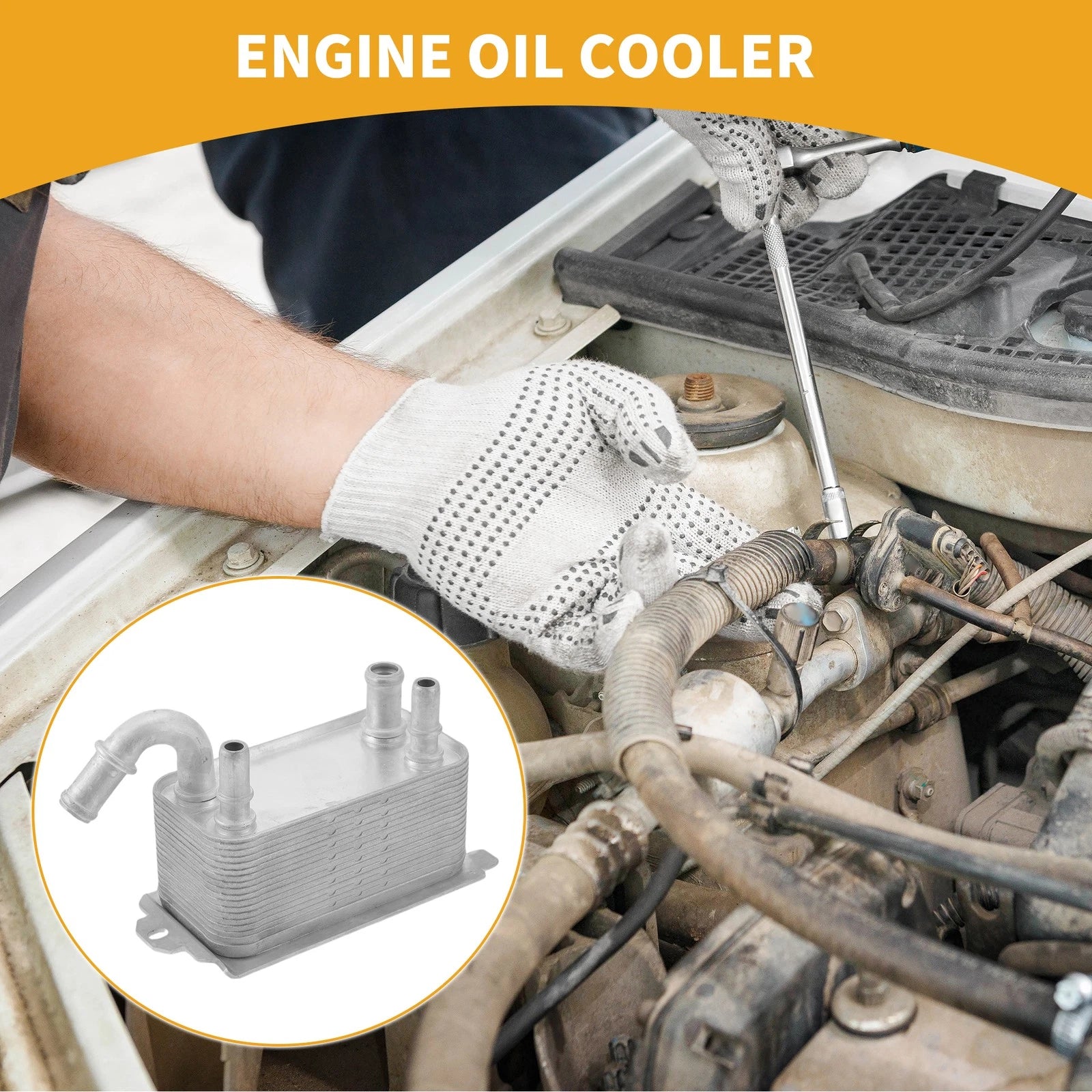 Engine Oil Cooler for Ford Focus 10-20 Transmission Oil Cooler