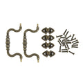 2X Zinc Alloy Door Pull Handles for Kitchen Cabinet Drawer (Modern)