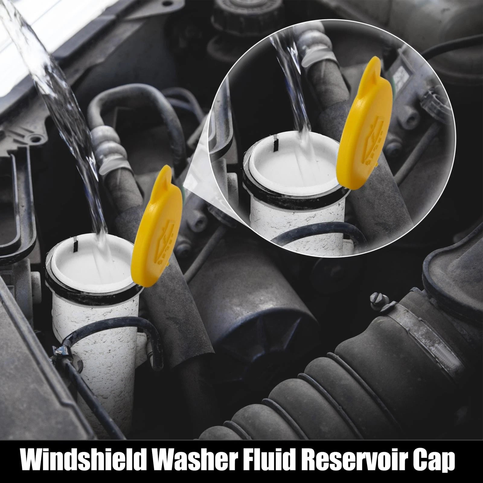 Washer Fluid Reservoir Cap Replacement for Ford Fiesta MK6 (2009–2016)