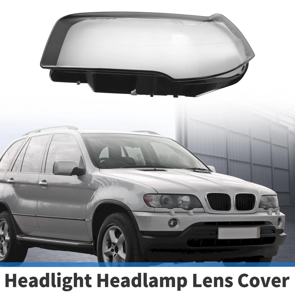 Front Left Headlight Lens Cover Replacement for BMW X3 E83 (2004–2010)
