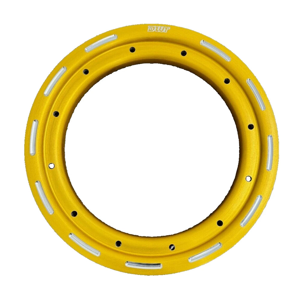 DWT 10" Gold Anodized Alumilte Rok'N Lock Beadlock Ring for Off-Road Vehicles