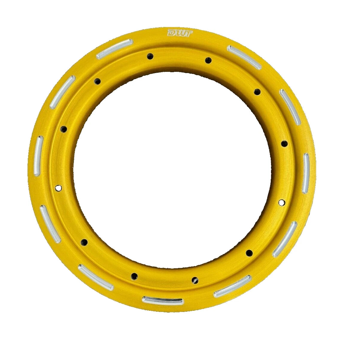 DWT 10" Gold Anodized Alumilte Rok'N Lock Beadlock Ring for Off-Road Vehicles