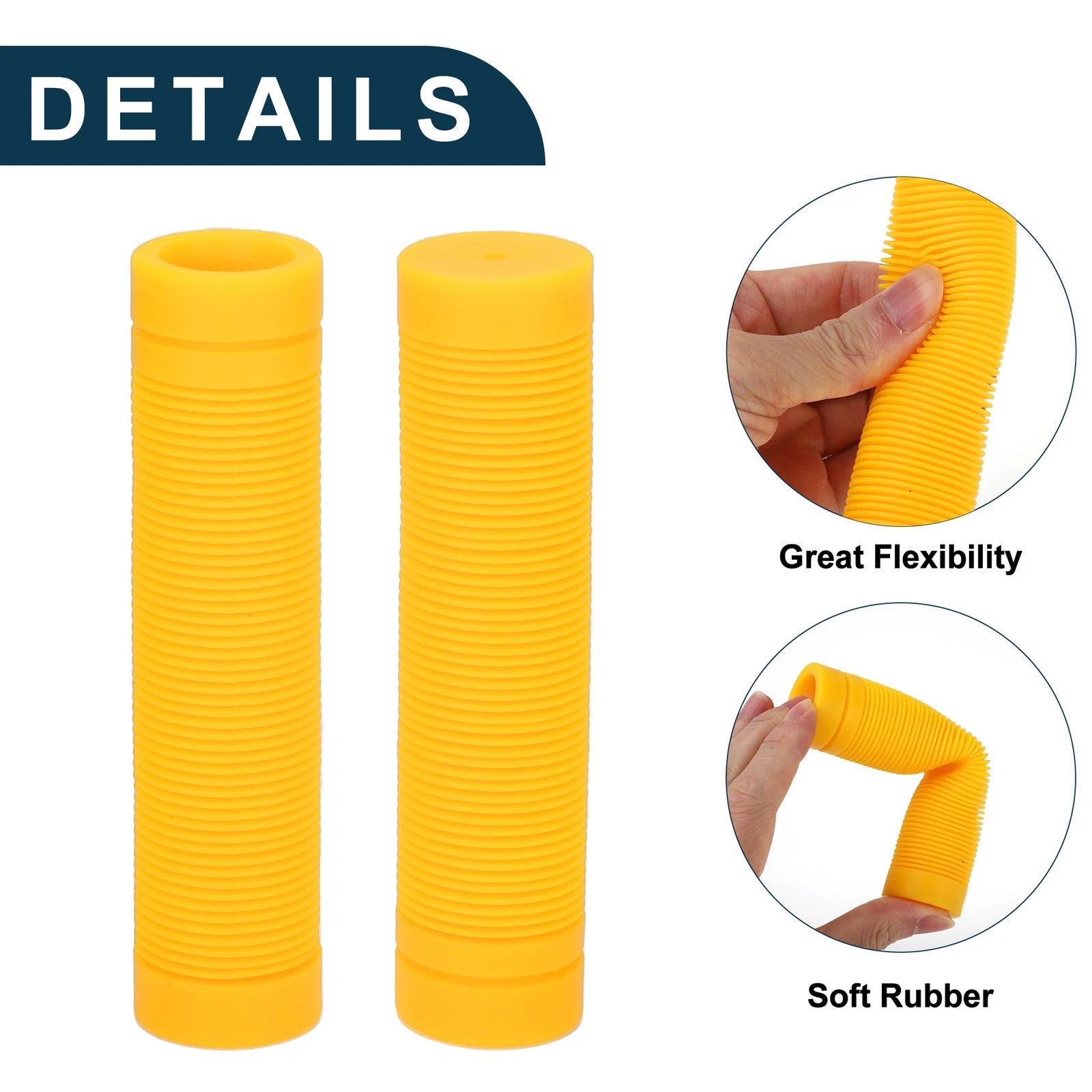 Handlebar Grips Cover Protector 125mm Soft Rear Set for MTB Universal (0–0)