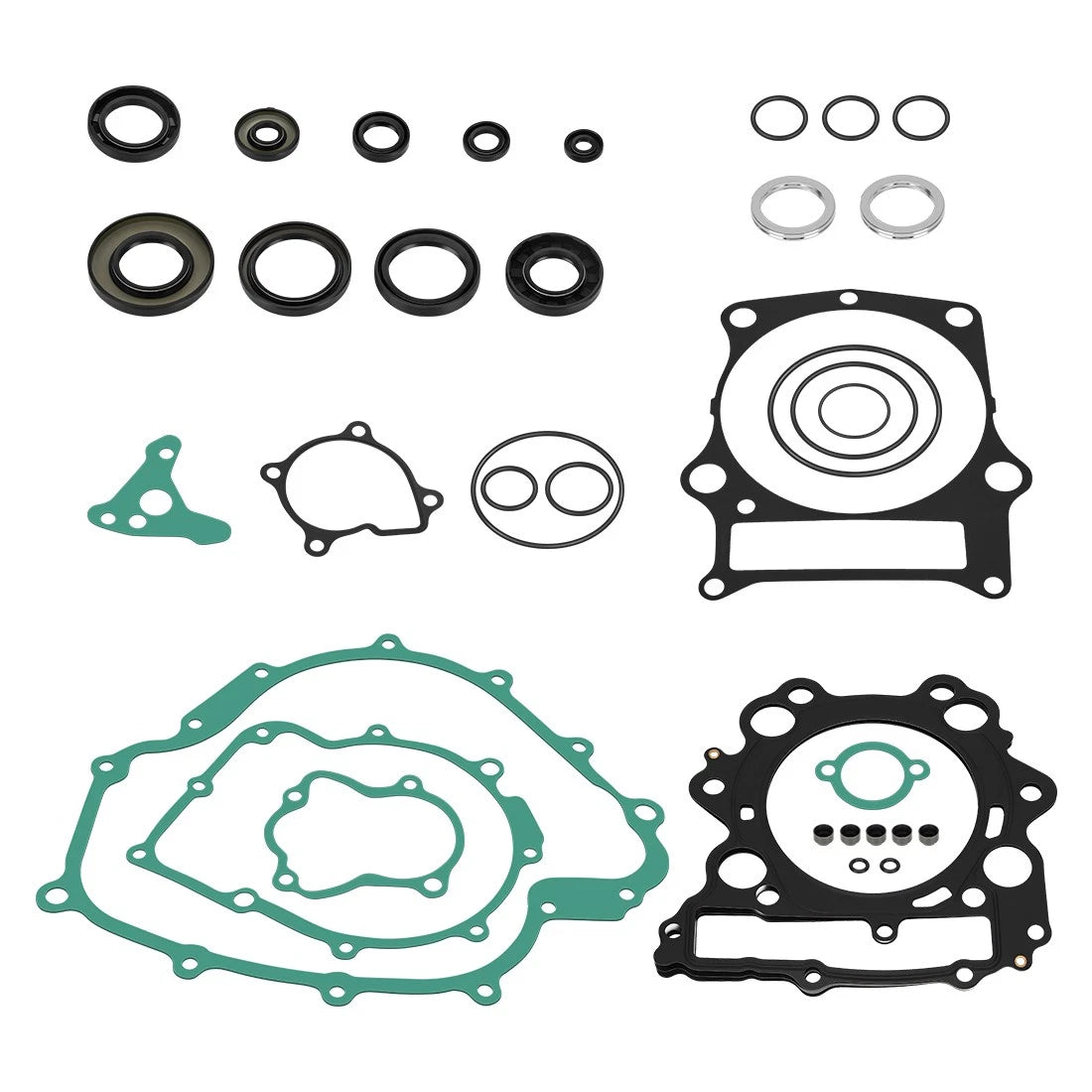Complete Engine Top End Gasket Set for Yamaha Grizzly 660, Rhino 660 (2002–2008)