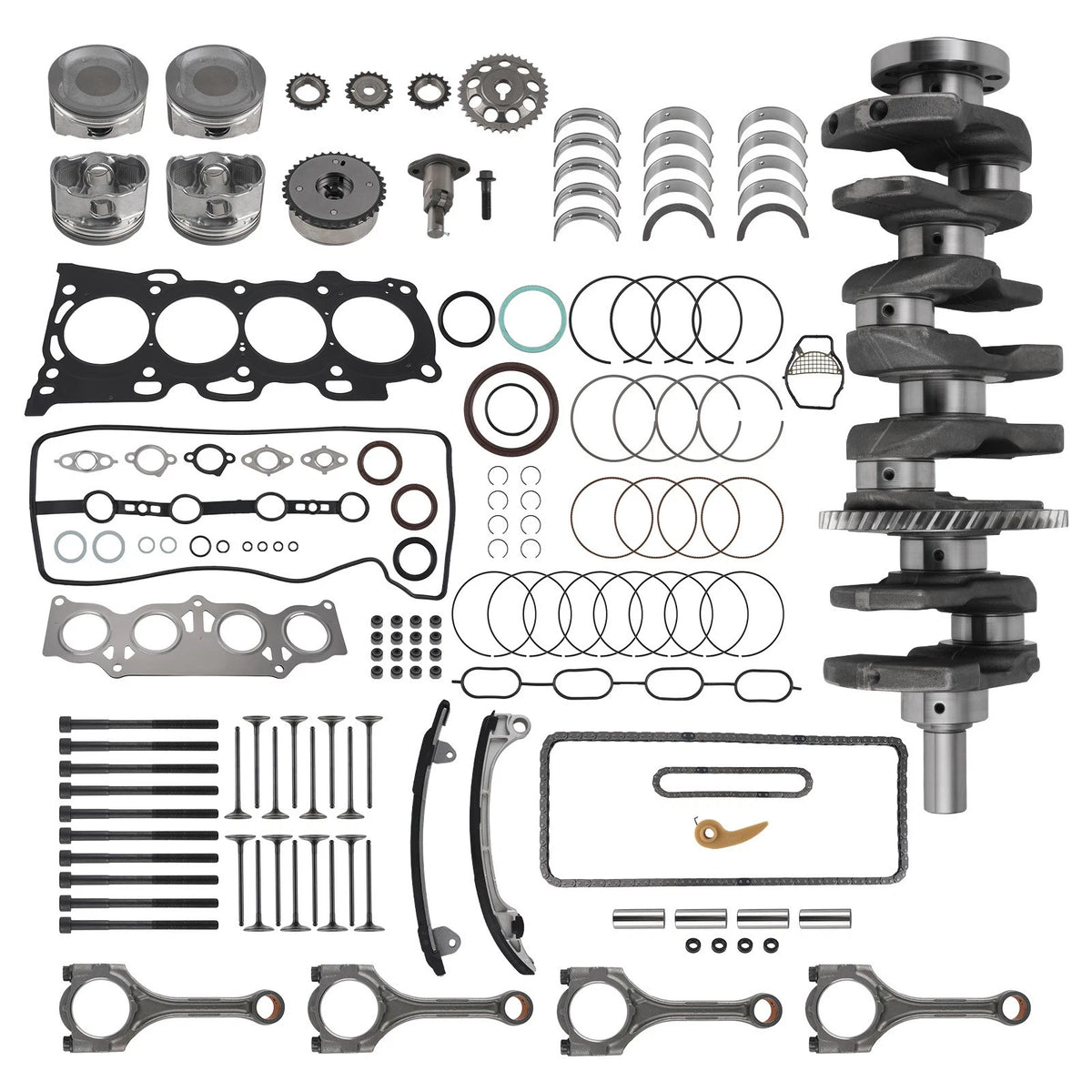 Engine Rebuild Kit with Crankshaft & Con Rods for Toyota Camry (2AZ-FE)
