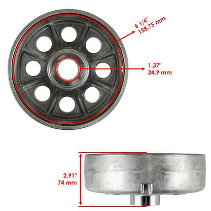 Rear Brake Drum Replacement for Honda Accord (2008–2012)