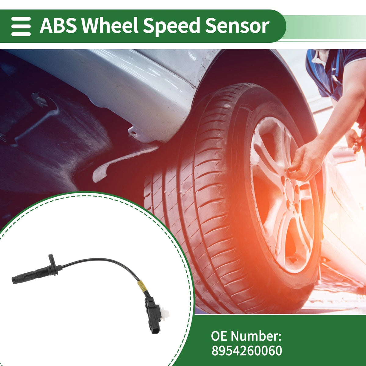 ABS Wheel Speed Sensor No. 8954260060 for Toyota Land Cruiser (2007)