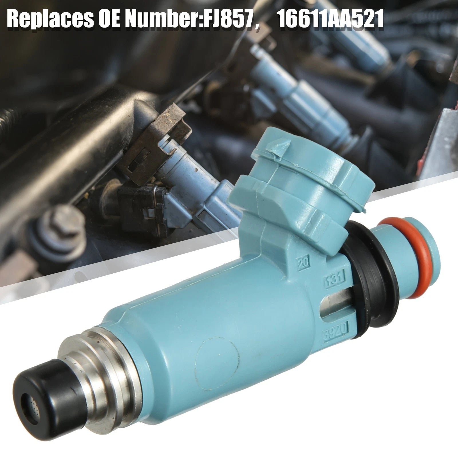 Fuel Injector Nozzle Set 4Pcs Replacement for Subaru Impreza WRX (2002–2005)