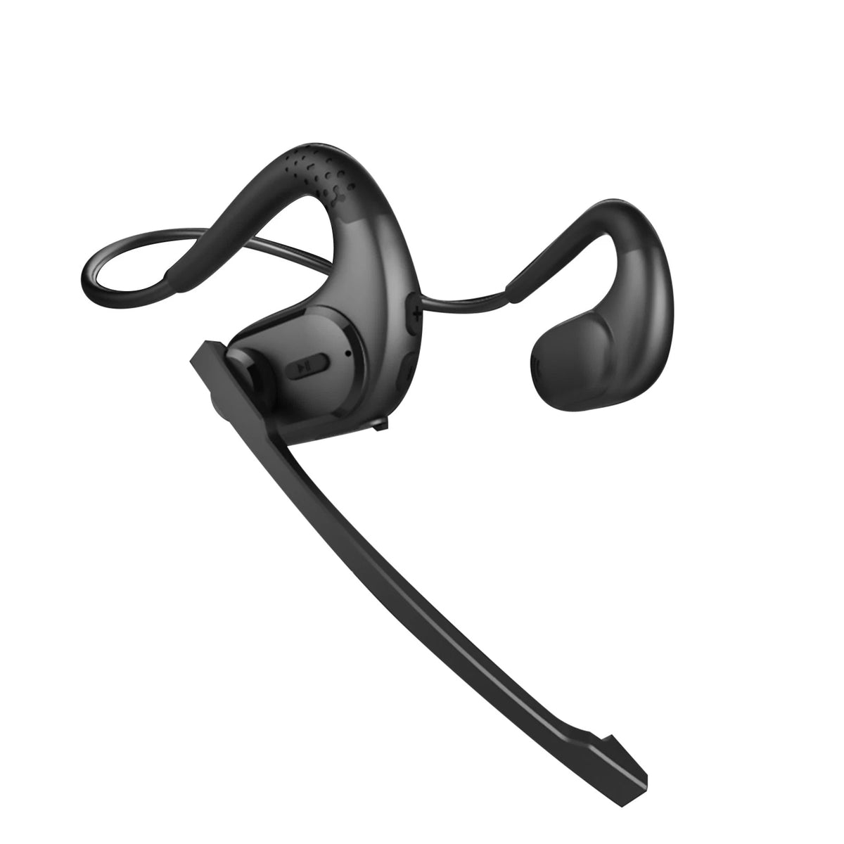 Bluetooth 5.3 Wireless Air Conduction Headphones with Detachable Mic