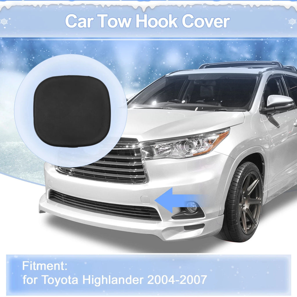 Tow Hook Cover Cap Left Front Replacement for Toyota Prius C Aqua (2012-2014)