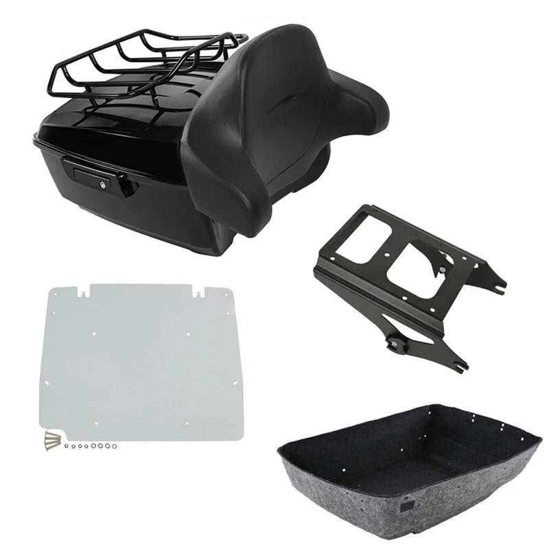 Trunk Backrest Mount Plate for Harley Touring Road Glide (2009–2013)