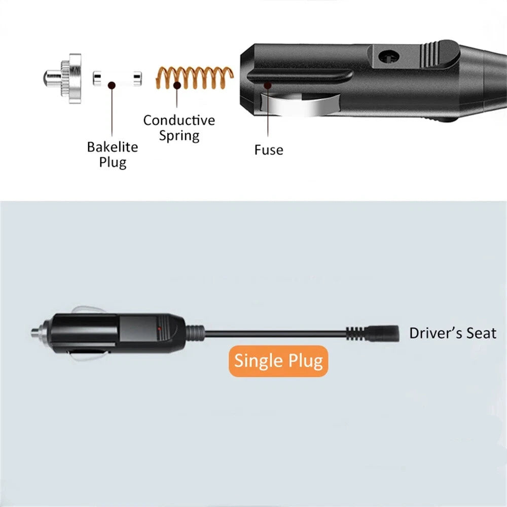 Heated Car Seat Cover for Universal Vehicles (12-24V)