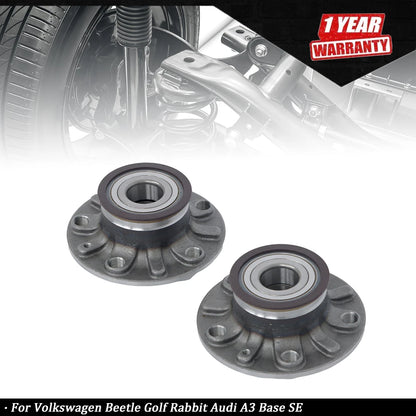 2X Rear Wheel Hub Bearing for Volkswagen Beetle Golf Rabbit Audi A3
