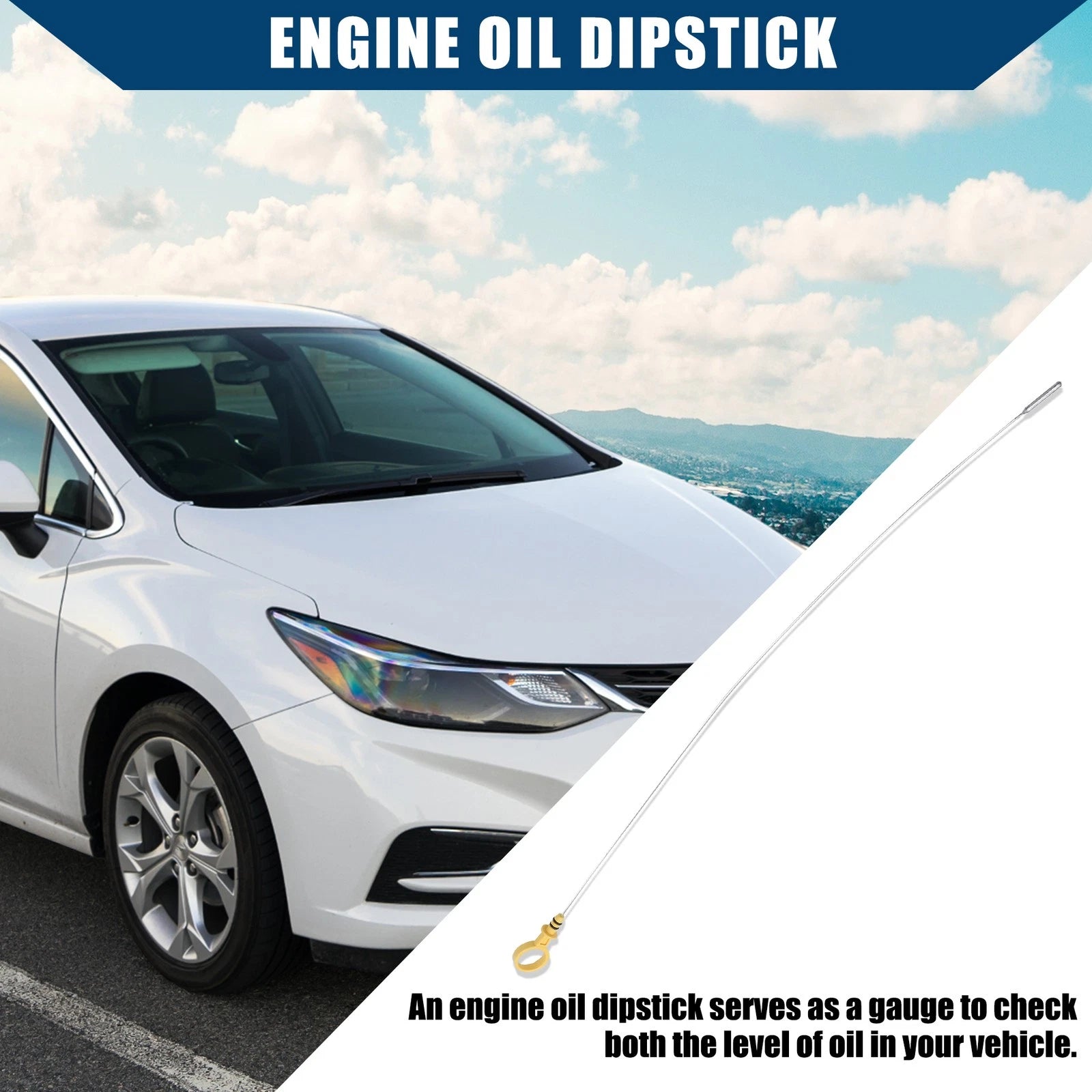 Engine Oil Level Indicator Dipstick Replacement for Chevrolet Caprice (1971–1996)