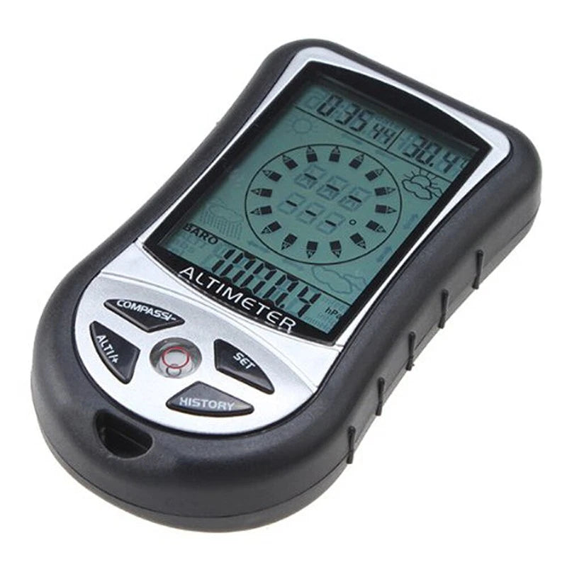 Digital Altimeter Compass Clock Barometer Thermometer for Automotive Use