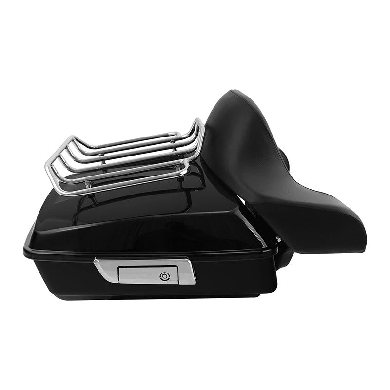 Chopped Trunk Backrest Rack Mount for Harley Touring Glide (1997–2008)
