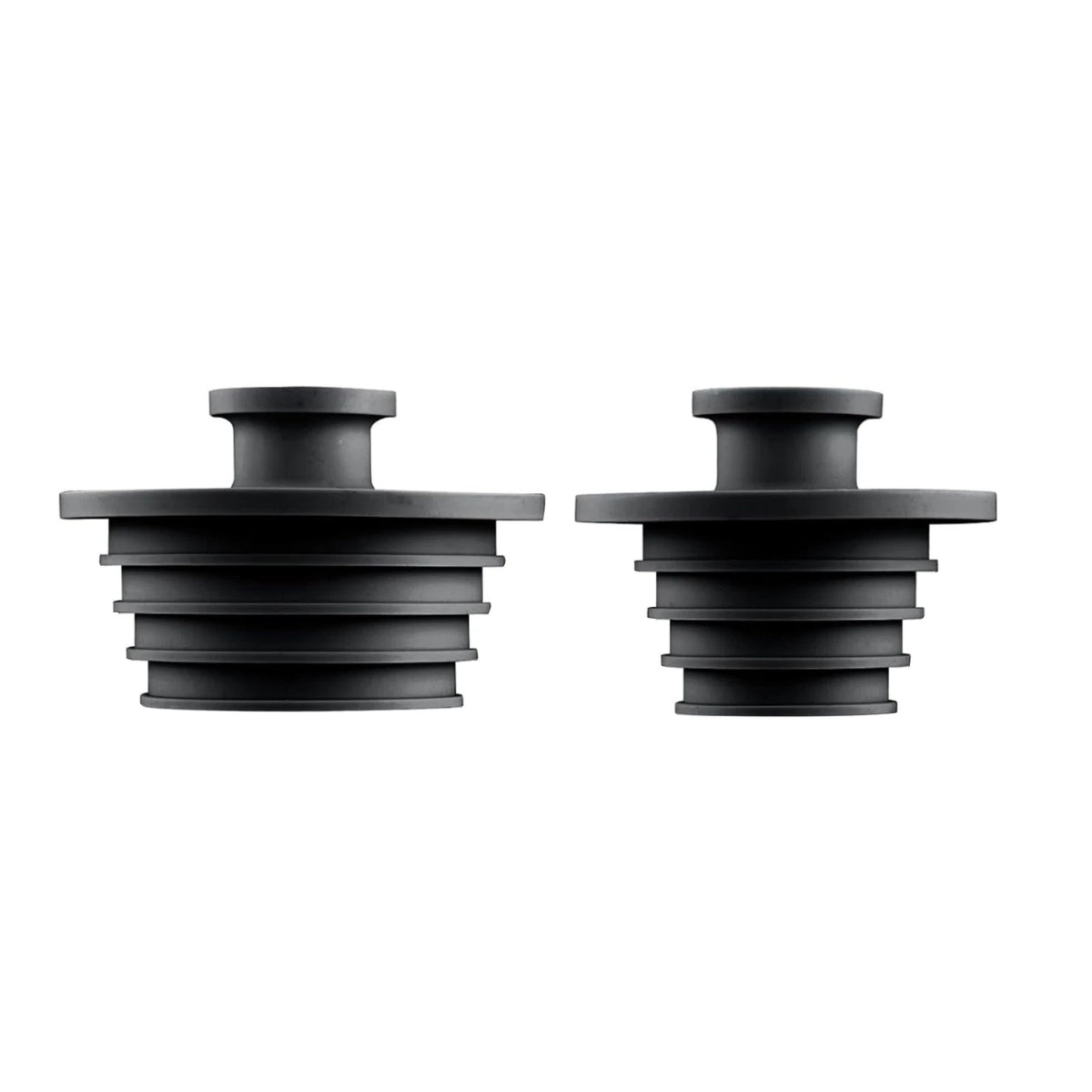 Silicone Sink Stopper 2 Pack for Bathtub Drain Plug (Universal Fit)