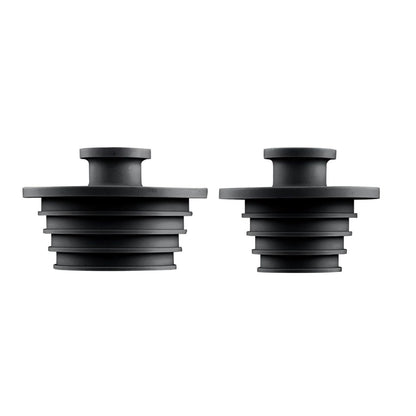 Silicone Sink Stopper 2 Pack for Bathtub Drain Plug (Universal Fit)