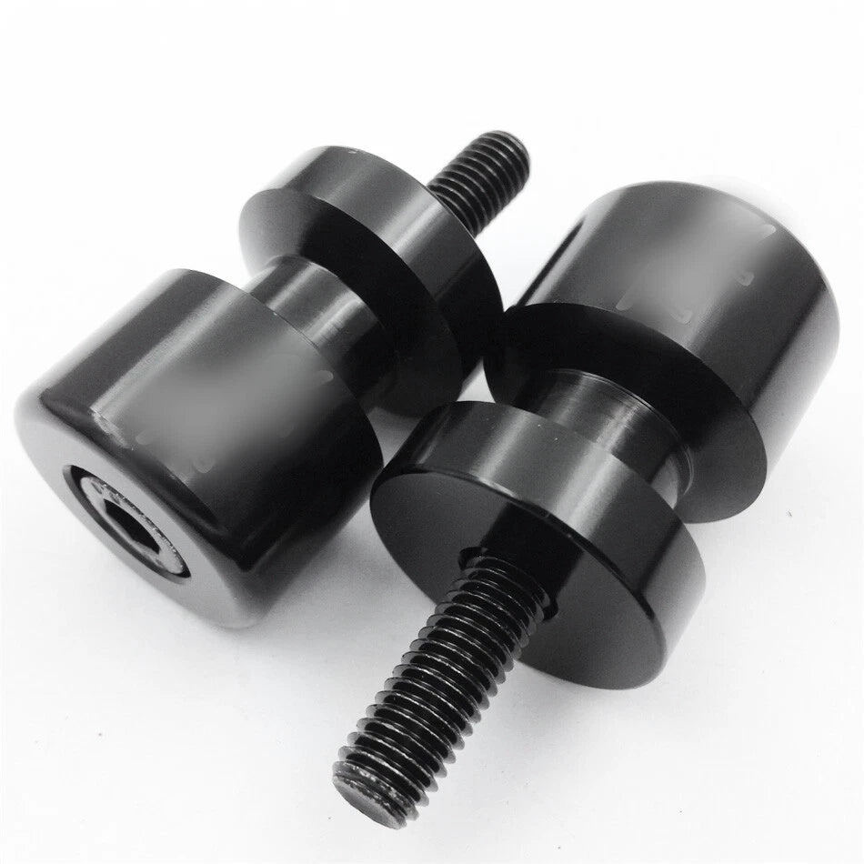 Black Swingarm Spools 8mm Thread for Honda CBR954RR (2002–2003)