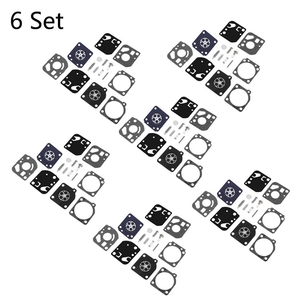 Set of 6 Carburetor Diaphragm Repair Kit for ZAMA C1U (RB-29, RB29)