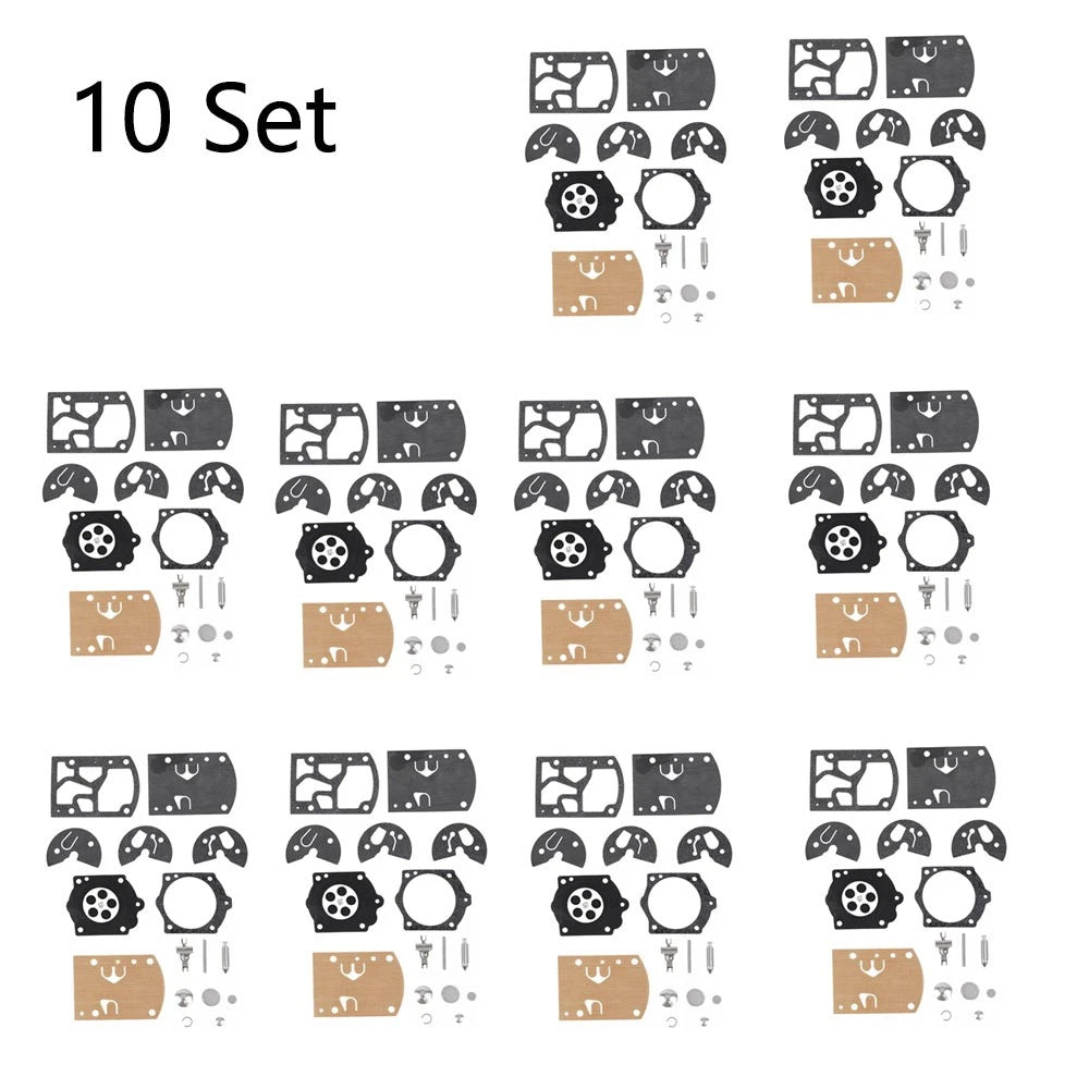 Set of 10 Trimmer Carburetor Rebuild Kits K10-WB for Homelite 650 750