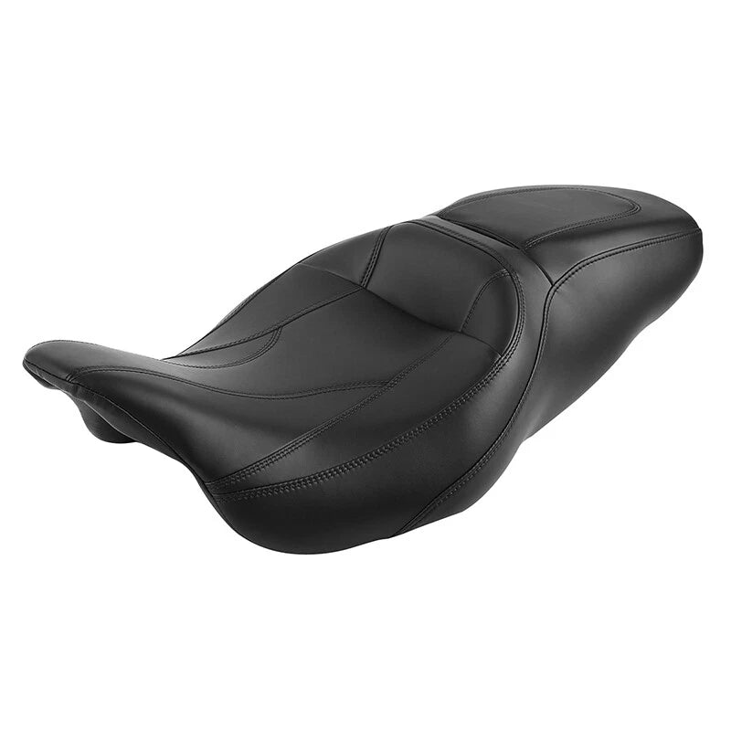 Driver Passenger Seat for Harley Touring Electra Street Glide (2009–2023) Black