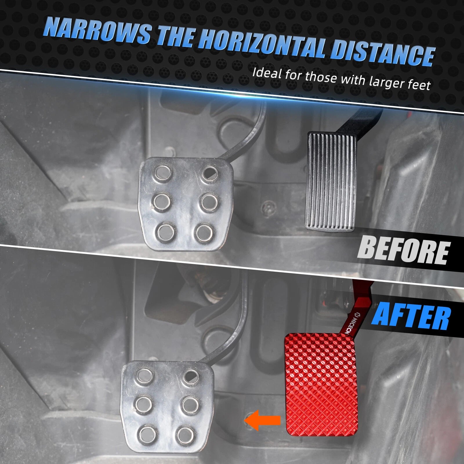 Throttle Pedal Extender for Can-Am Maverick X3 (2017–2023)