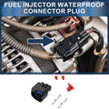 2 Pin Fuel Injector Waterproof Connector Plug for Chevrolet (2007–2019)