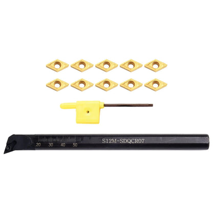 Carbide Insert Turning Tool for S12M SDQCR07