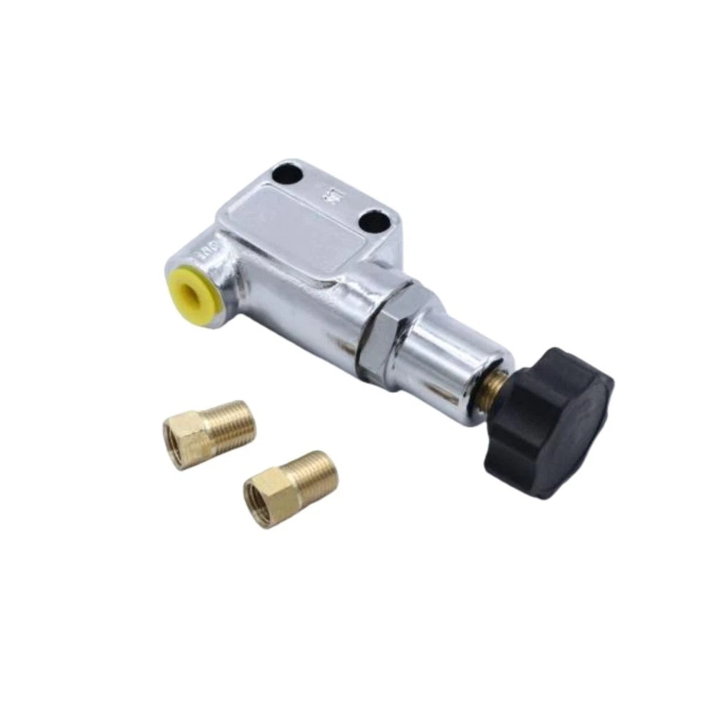 Silver Metal Proportional Valve Knob Kit Direct Installation No Tools Required