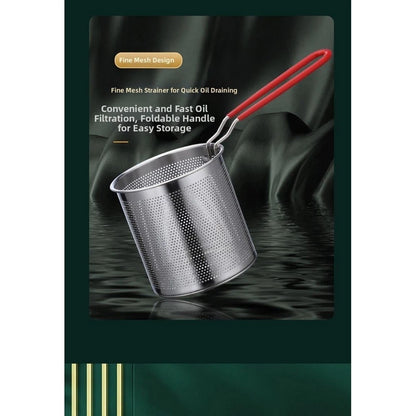 Deep Fryer Pan for Frying and Heating