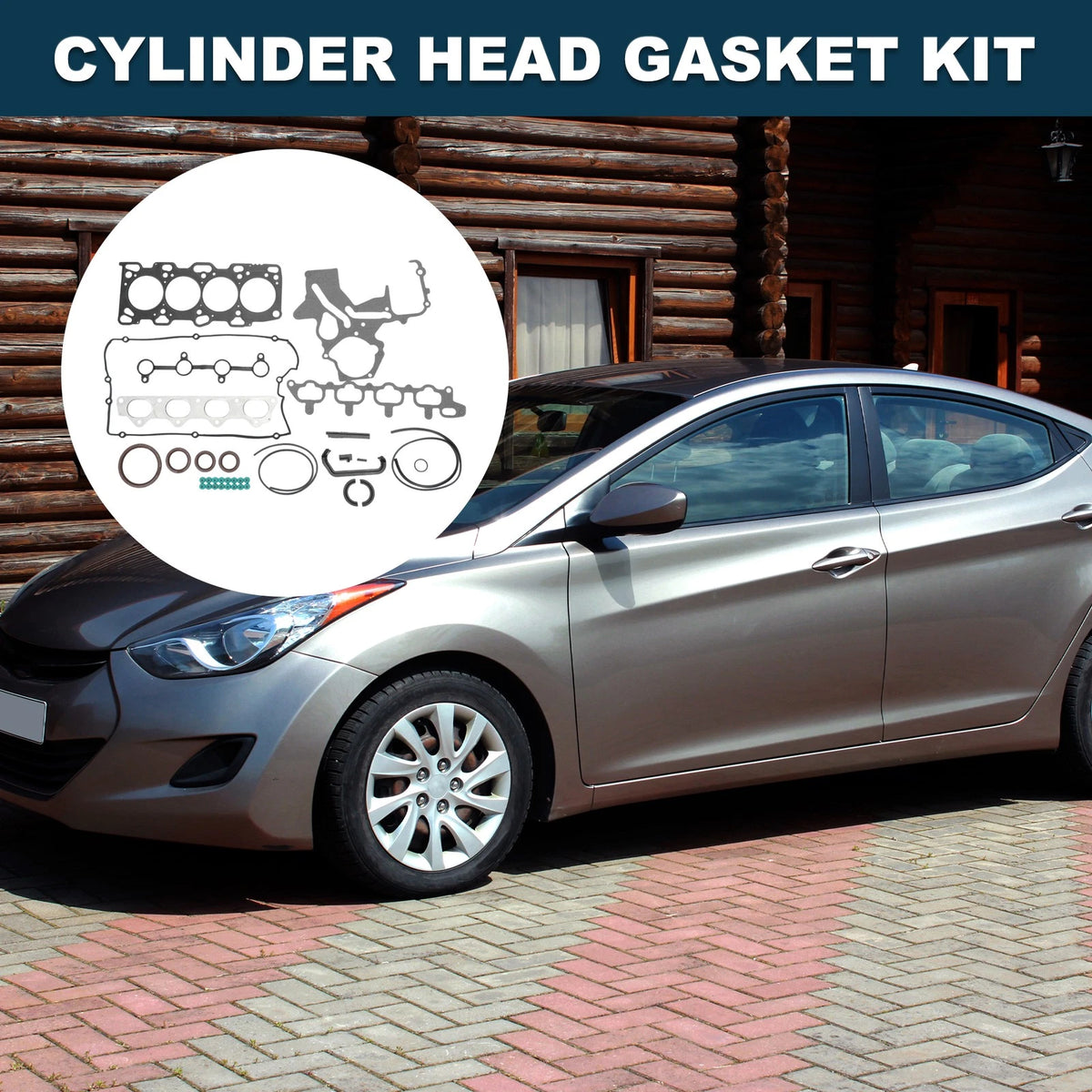 Cylinder Head Gasket Kit Replacement for Hyundai Sonata (1999–2006)