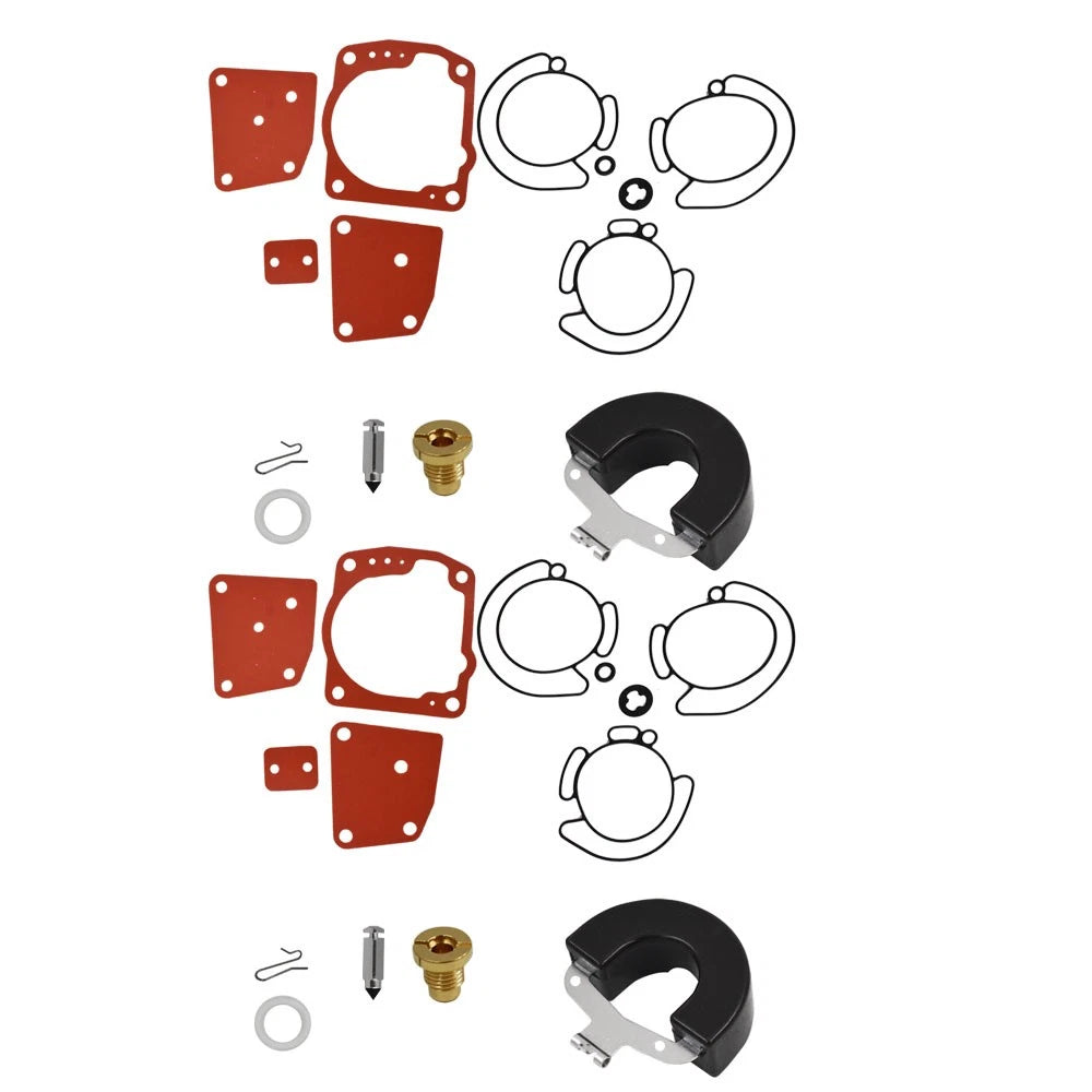 2X Carburetor Rebuild Kit for Johnson Evinrude V4 V6 (90-175 HP)