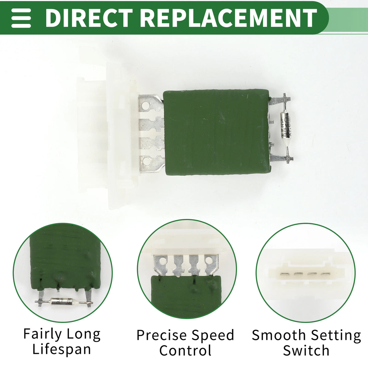 HVAC Blower Motor Resistor No. 6450GV for Peugeot
