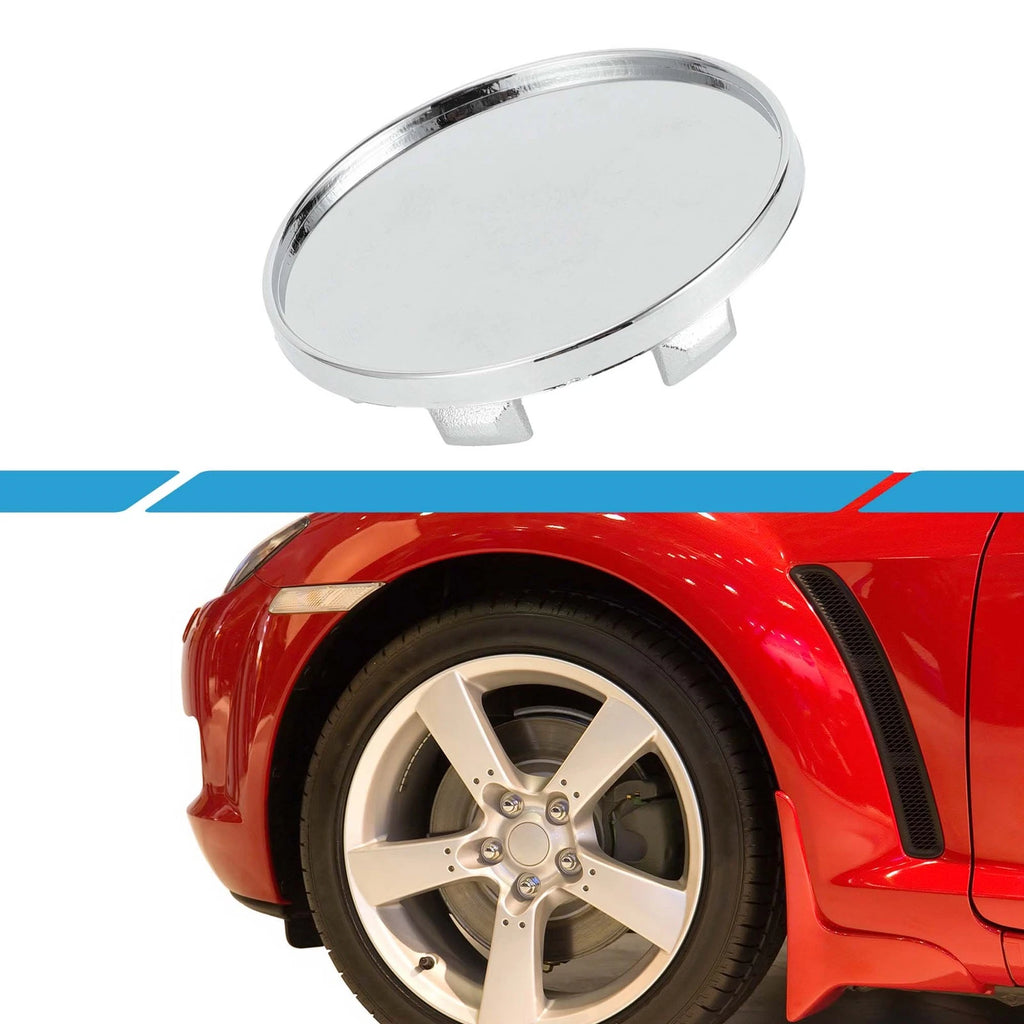 Universal Wheel Center Hub Cap 59mm Chrome Silver Tone (Fits )