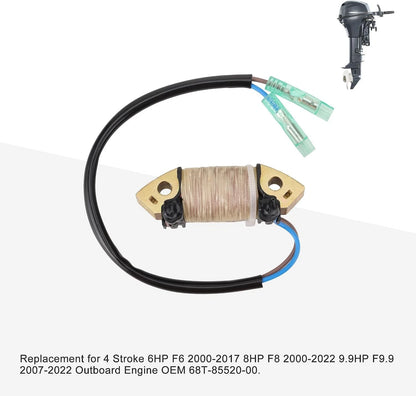 68T‑85520‑00 Ignition Coil for Yamaha Outboard Motor Replacement