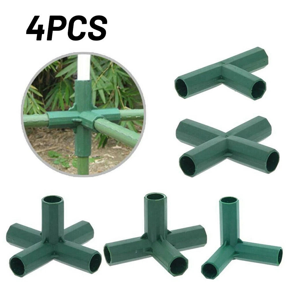 Plastic Structure Connector for Greenhouse Poles (Outdoor/Garden)